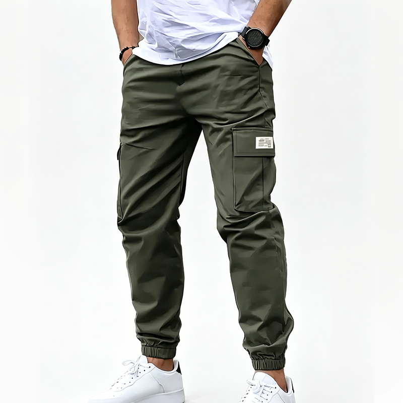 Men's Drawstring Cargo Jogger Pants