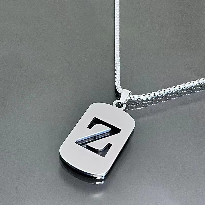 Minimal Initial Necklace for Women & Men