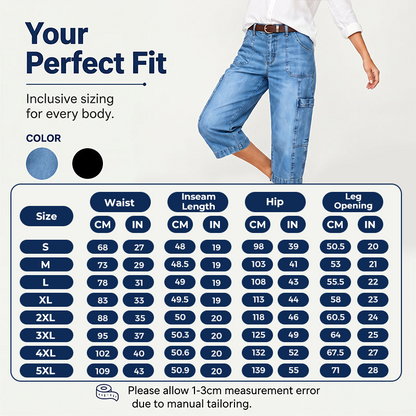 Special Offer📢📢39% OFF !! ⏰Women's Casual Stretchy Cropped Denim Pants