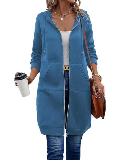 ⏰This week's Hot Sales - 40% Off🍂 Women's Casual Zip-Up Hoodie Jacket – Autumn Lightweight Everyday Coat ✨