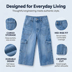 Special Offer📢📢39% OFF !! ⏰Women's Casual Stretchy Cropped Denim Pants
