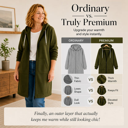 ⏰This week's Hot Sales - 40% Off🍂 Women's Casual Zip-Up Hoodie Jacket – Autumn Lightweight Everyday Coat ✨
