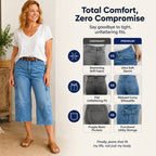 Special Offer📢📢39% OFF !! ⏰Women's Casual Stretchy Cropped Denim Pants