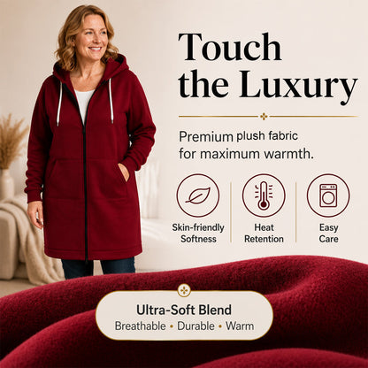 ⏰This week's Hot Sales - 40% Off🍂 Women's Casual Zip-Up Hoodie Jacket – Autumn Lightweight Everyday Coat ✨
