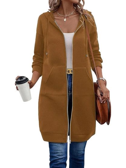 ⏰This week's Hot Sales - 40% Off🍂 Women's Casual Zip-Up Hoodie Jacket – Autumn Lightweight Everyday Coat ✨