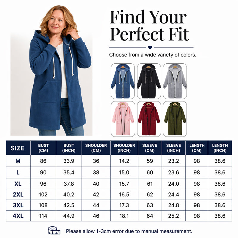 ⏰This week's Hot Sales - 40% Off🍂 Women's Casual Zip-Up Hoodie Jacket – Autumn Lightweight Everyday Coat ✨