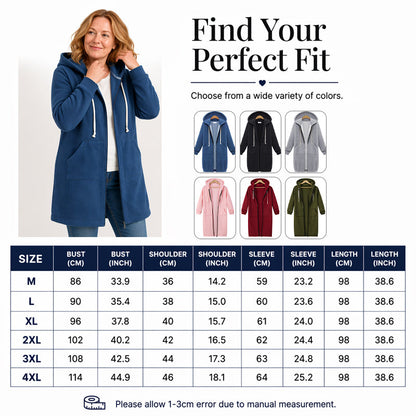 ⏰This week's Hot Sales - 40% Off🍂 Women's Casual Zip-Up Hoodie Jacket – Autumn Lightweight Everyday Coat ✨
