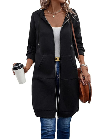 ⏰This week's Hot Sales - 40% Off🍂 Women's Casual Zip-Up Hoodie Jacket – Autumn Lightweight Everyday Coat ✨