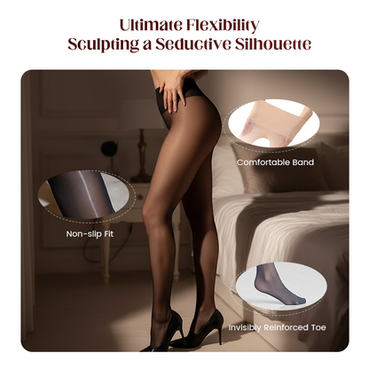 🔥 Buy 1 Get 1 Free | Women's Shiny Sheer Snag-Resistant Tights