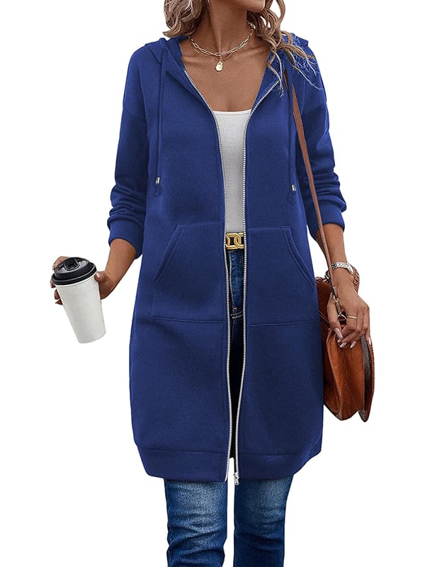 ⏰This week's Hot Sales - 40% Off🍂 Women's Casual Zip-Up Hoodie Jacket – Autumn Lightweight Everyday Coat ✨