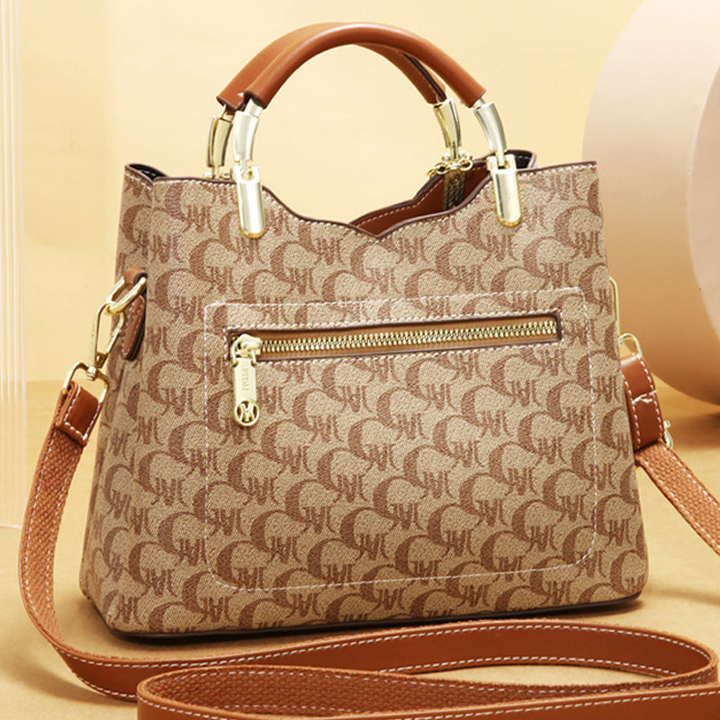 ✨50% RABATT NU!👜 Mångsidig, elegant handväska i retrostil, lätt och lyxig, kan bäras som axelväska.