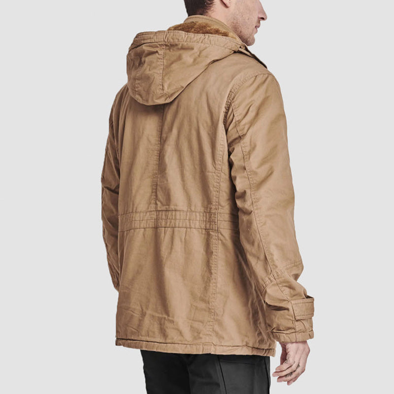 ⏳Time-Limited Special⏰Men's Winter Drawstring Cotton Military Driver Jacket - Comfort and Style Combined
