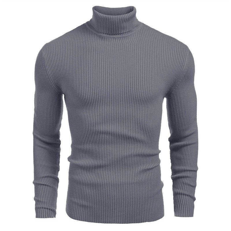 ❄️ Cold-Weather Comfort | Men's Soft Knit Turtleneck Sweater