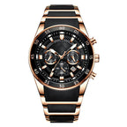 Men's Waterproof Multifunctional Quartz Watch