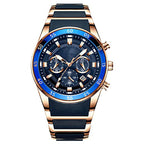 Men's Waterproof Multifunctional Quartz Watch