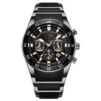 Men's Waterproof Multifunctional Quartz Watch