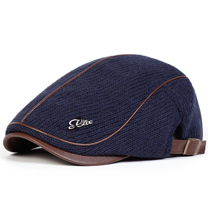 Men's Knitted Warm Newsboy Hat
