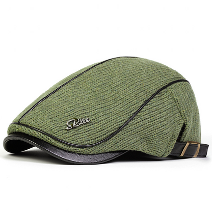 Men's Knitted Warm Newsboy Hat