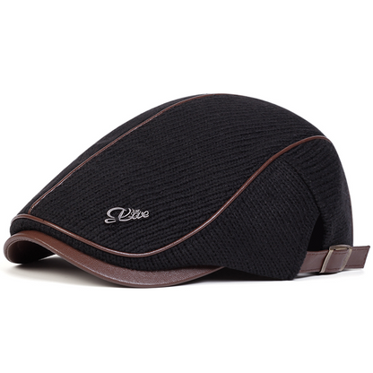 Men's Knitted Warm Newsboy Hat