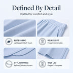 Women's V-Neck Top & Wide-Leg Pants Set