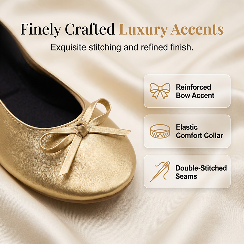Women's Elegant Foldable Ballet Flats