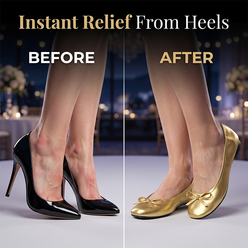 Women's Elegant Foldable Ballet Flats