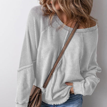 Women’s Casual Round Neck & Long Sleeve Top