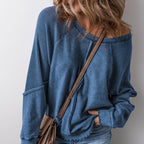 Women’s Casual Round Neck & Long Sleeve Top