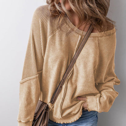 Women’s Casual Round Neck & Long Sleeve Top