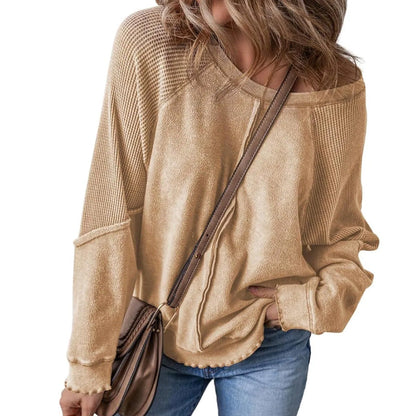 Women’s Casual Round Neck & Long Sleeve Top