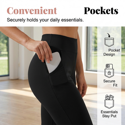 Women's Stretchy Bootcut Workout Pants