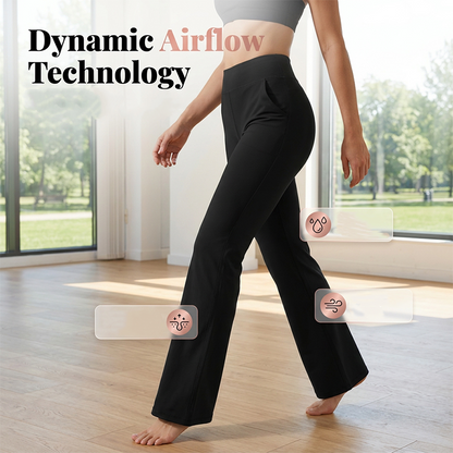 Women's Stretchy Bootcut Workout Pants