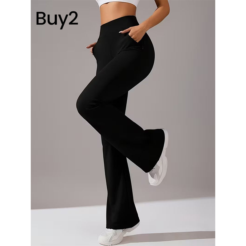 Women's Stretchy Bootcut Workout Pants