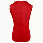 Women's Elegant Square Neck Lace Tank Top