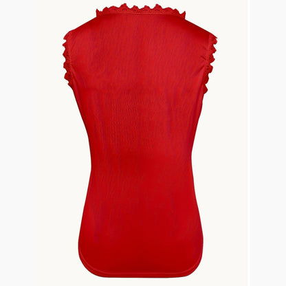 Women's Elegant Square Neck Lace Tank Top