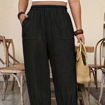 Women's Relaxed Fit Cuffed Ankle Pants