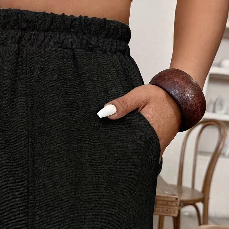Women's Relaxed Fit Cuffed Ankle Pants