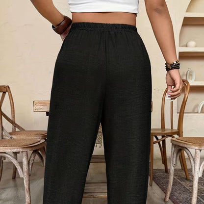 Women's Relaxed Fit Cuffed Ankle Pants