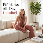 Women's Sleeveless Top & Pants 2-Piece Set