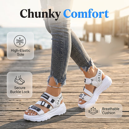 Women Platform Sandals Sporty Hook