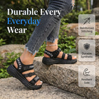 Women Platform Sandals Sporty Hook