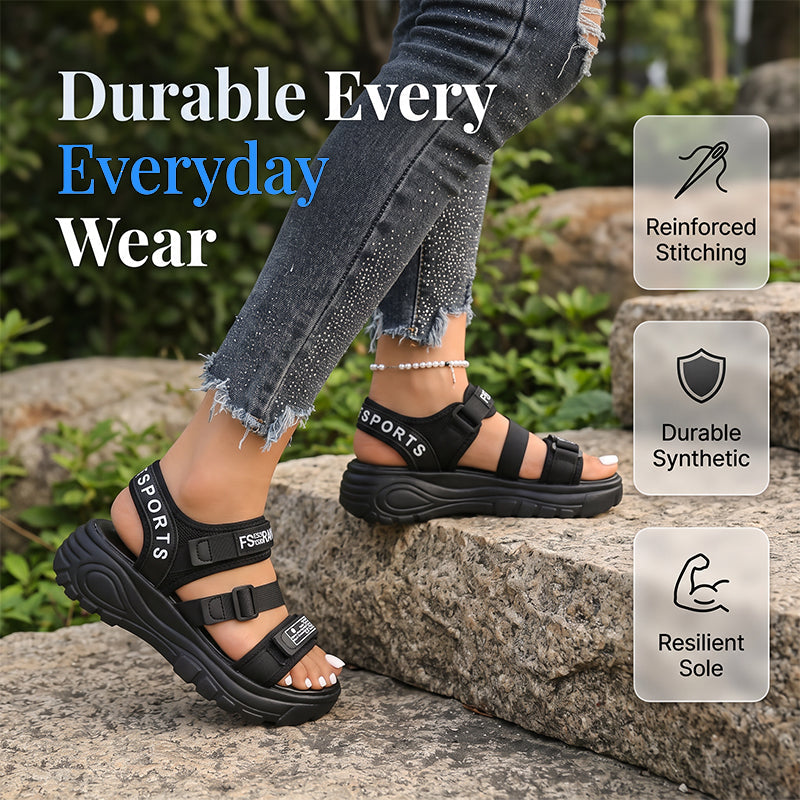 Women Platform Sandals Sporty Hook