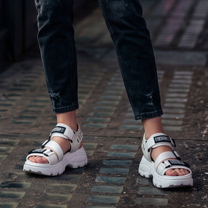 Women Platform Sandals Sporty Hook