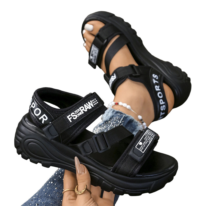 Women Platform Sandals Sporty Hook
