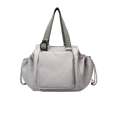 Multi-functional Women Nylon Backpack Convertible Tote Shoulder Bag
