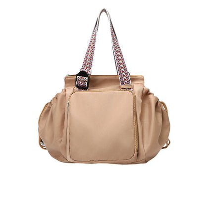 Multi-functional Women Nylon Backpack Convertible Tote Shoulder Bag
