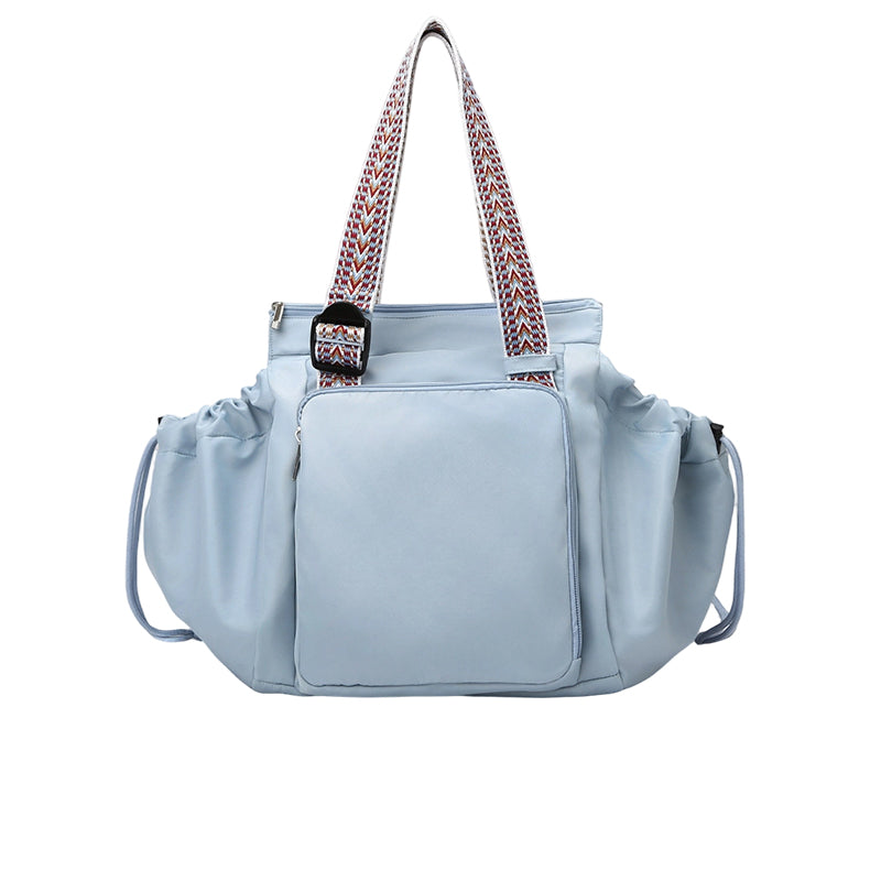 Multi-functional Women Nylon Backpack Convertible Tote Shoulder Bag