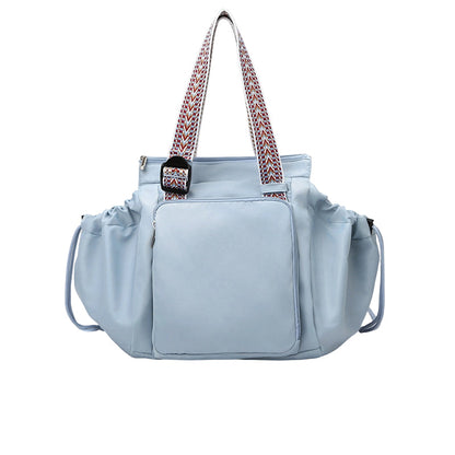Multi-functional Women Nylon Backpack Convertible Tote Shoulder Bag