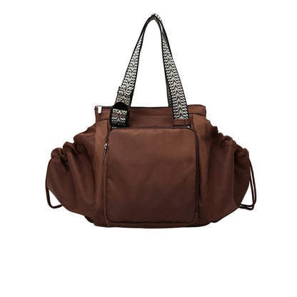 Multi-functional Women Nylon Backpack Convertible Tote Shoulder Bag