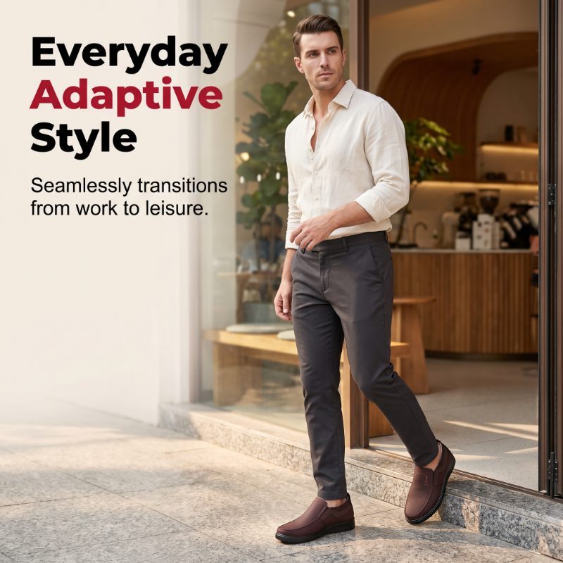 Men's Lightweight Breathable Slip-On Shoes